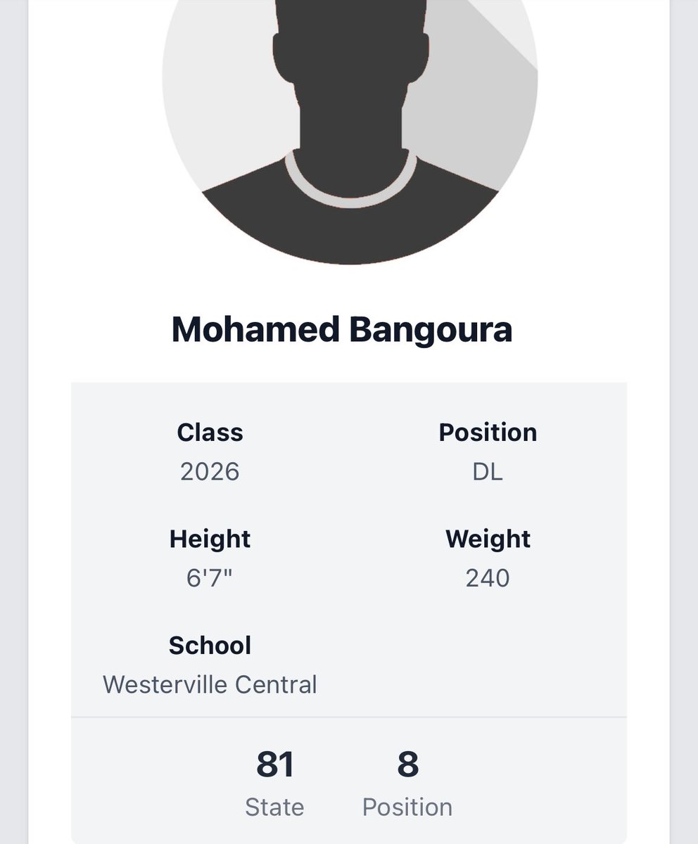 MoBangoura70's tweet image. I am more than grateful for @PrepRedzoneOH for ranking me the 8th ranked DE in the state of Ohio, Thank you! @AllenTrieu @JaredLuginbill @shafferdb @Mark__Porter @RivalsFriedman @GregSmithRivals
@Coach_Franke