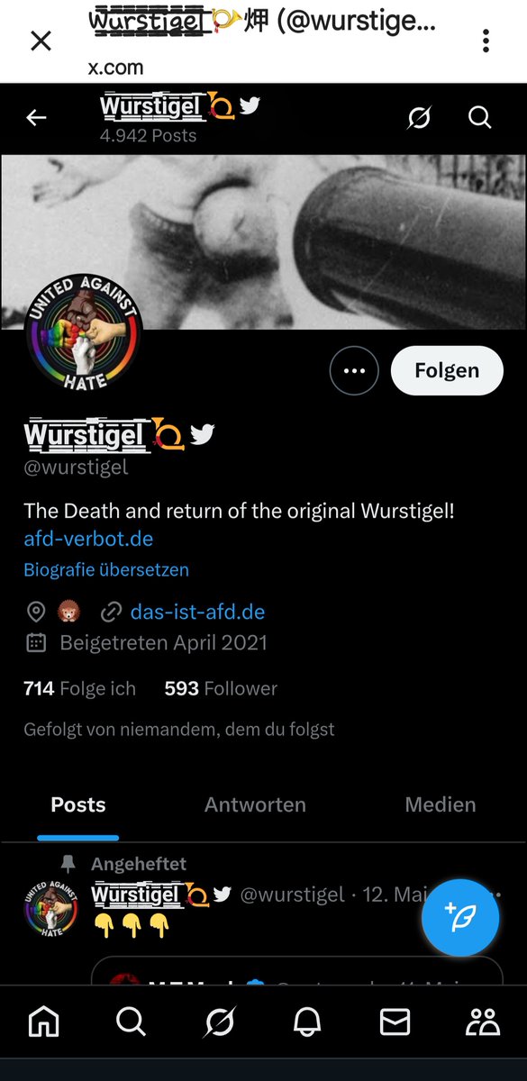 aerdna0370's tweet image. Oh .....
Wieder so ein HORNie 😂
Ich geb mal ne Empfehlung für die Blockhütte. @wurstigel