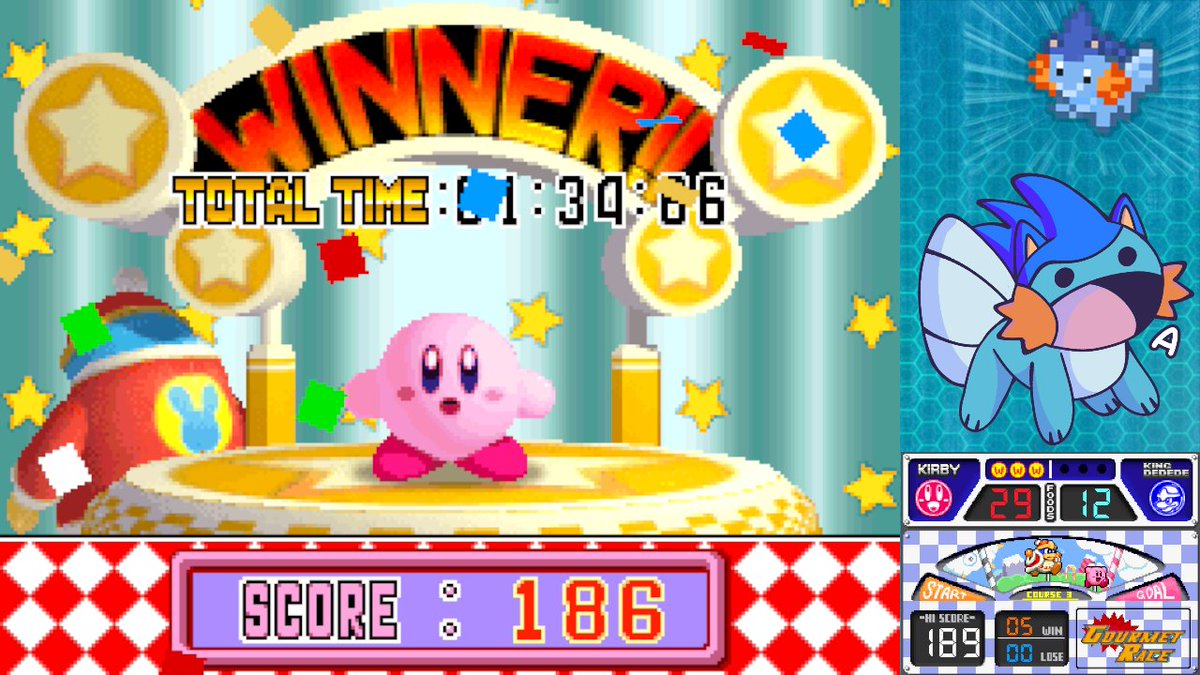 NachoAdventurer's tweet image. i'm still doing kirb stuff
2 seconds improvement in a less than 2 minutes run is huge