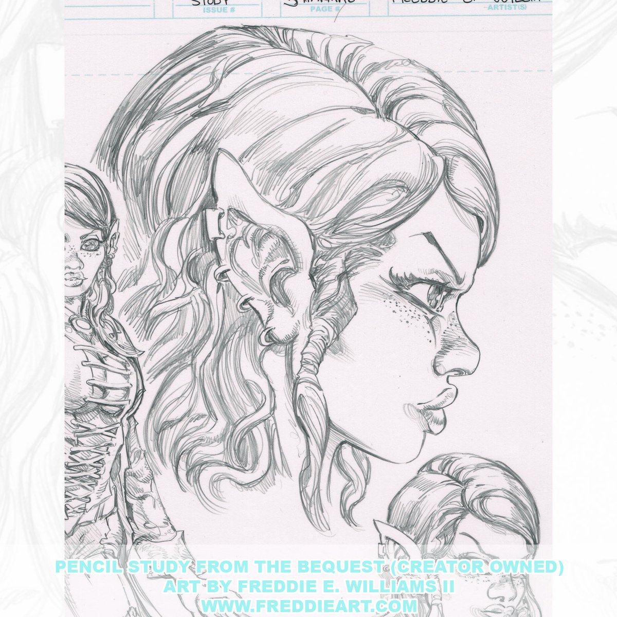 Freddieart's tweet image. Pencil study from my creator-owned book The Bequest
Let me know who you’d like to see me sketch in the comments below!
If you’re into this kind of sketch work, check out the original art section of my website: freddieart.com freddieart.com/product-catego…