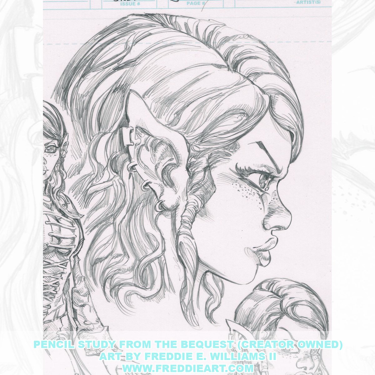 Freddieart's tweet image. Pencil study from my creator-owned book The Bequest
Let me know who you’d like to see me sketch in the comments below!
If you’re into this kind of sketch work, check out the original art section of my website: freddieart.com freddieart.com/product-catego…