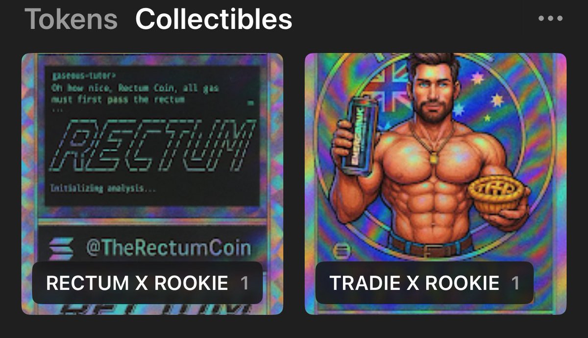 <a href="/inglorious_shit/">Inglorious Shithead</a> <a href="/ApeMP5/">Ape 🦍</a> <a href="/ROOKIECARDNFT/">ROOKIE NFT</a> Cards are fire 🔥 $Rookie