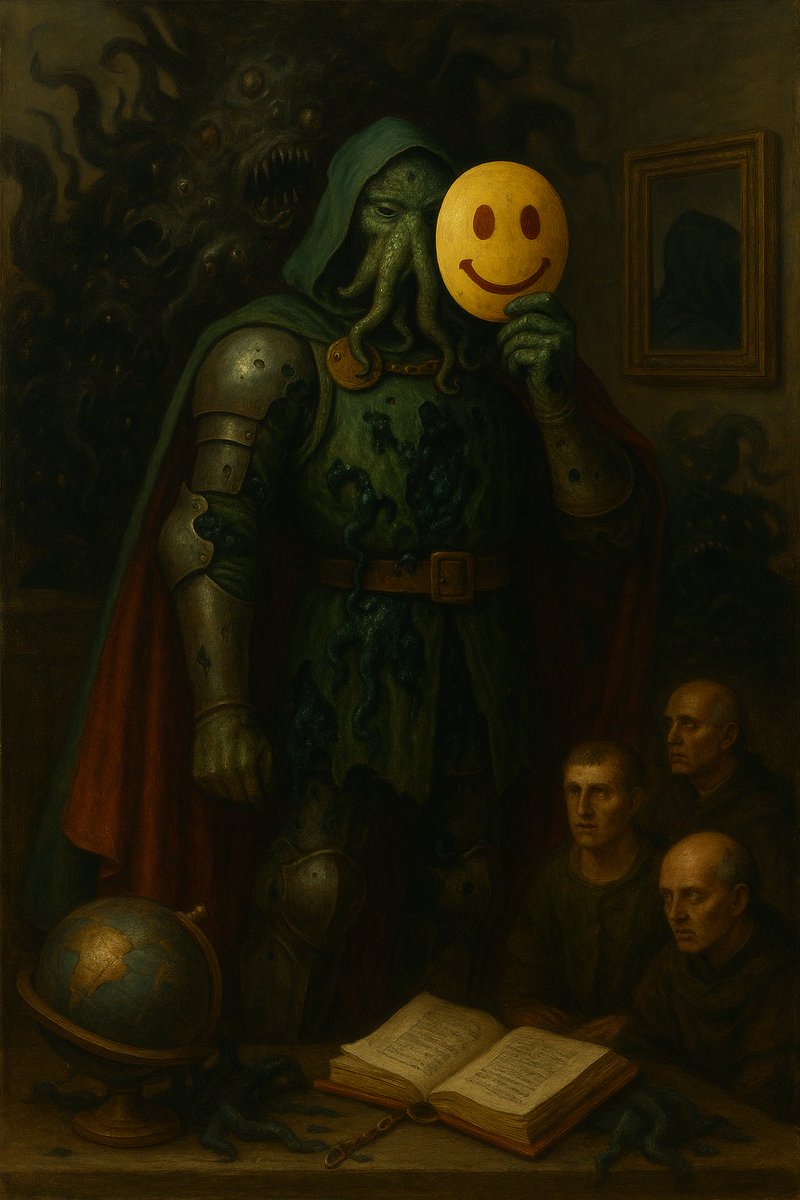 Our benevolent Shoggoths in near future when they will be responsible for writing news and books