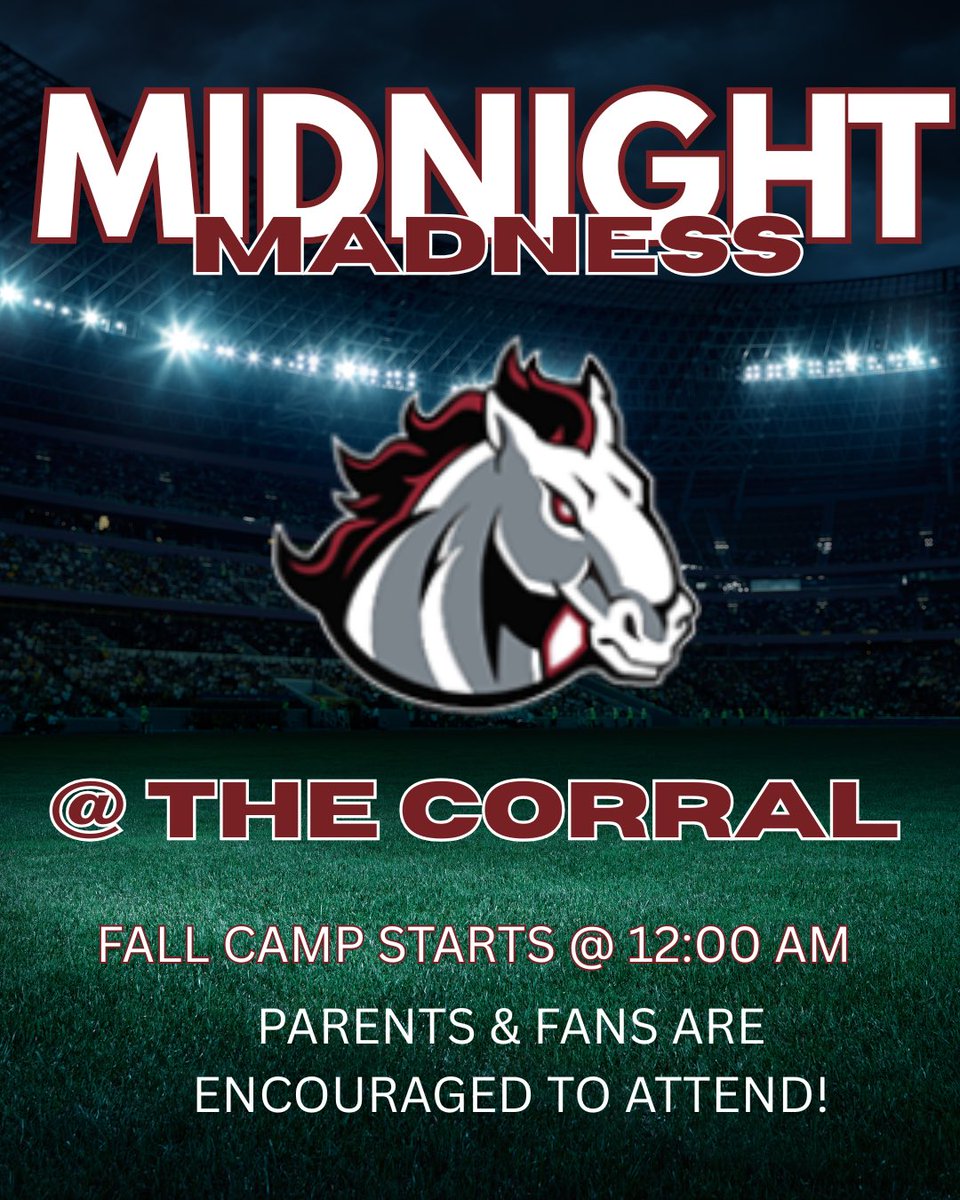 Come on out to join us at The Corral! Our kids have worked tremendously hard this offseason and would love for the community to come see! #GoStangs #RecruitSouth