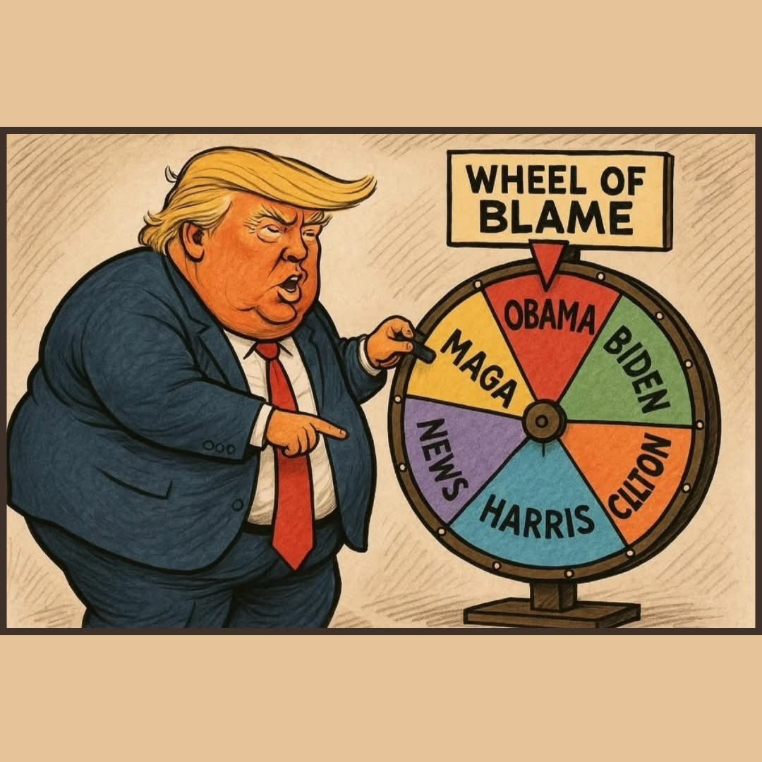 At least he’s stopped blaming the immigrants. For now.