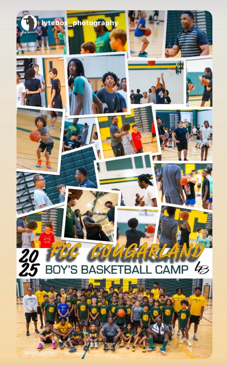 Forever Grateful For An Amazing Week .. CougarLand No Books No Ball Youth Basketball Camp!