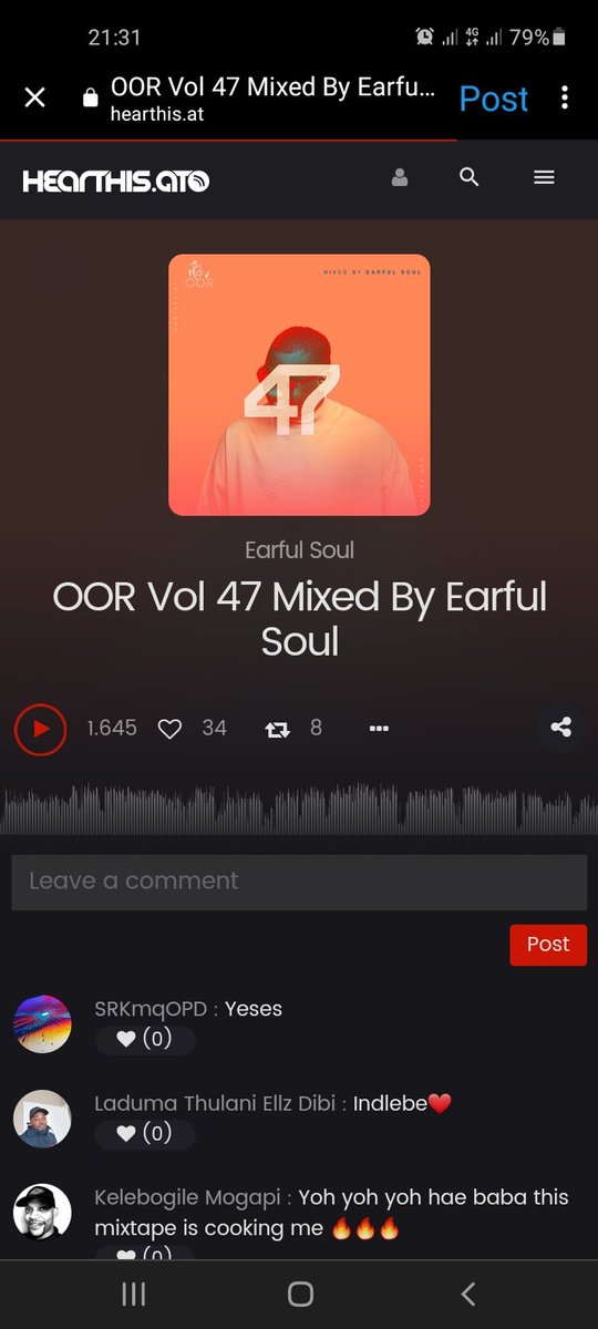 Am here also🙌, what a mix <a href="/EarfulSoul/">Against All Odds #OutNow</a>