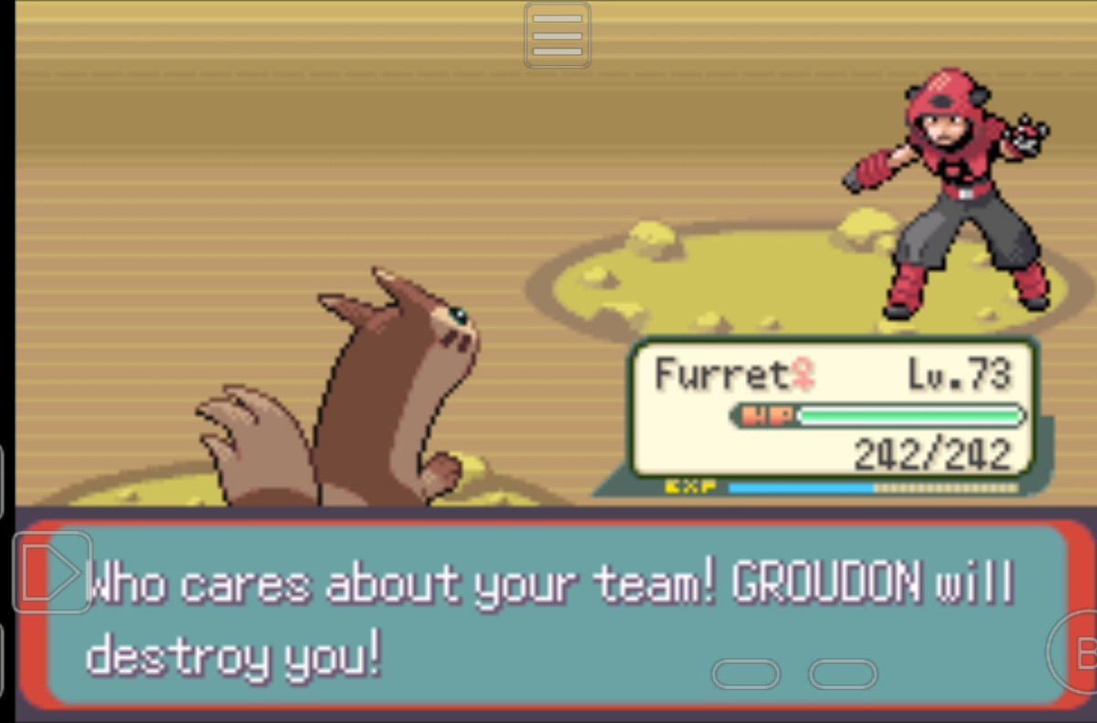 CinderaceClub's tweet image. This guy got swept by my furret and still has mouth to talk I guess he uses twitter on his free time