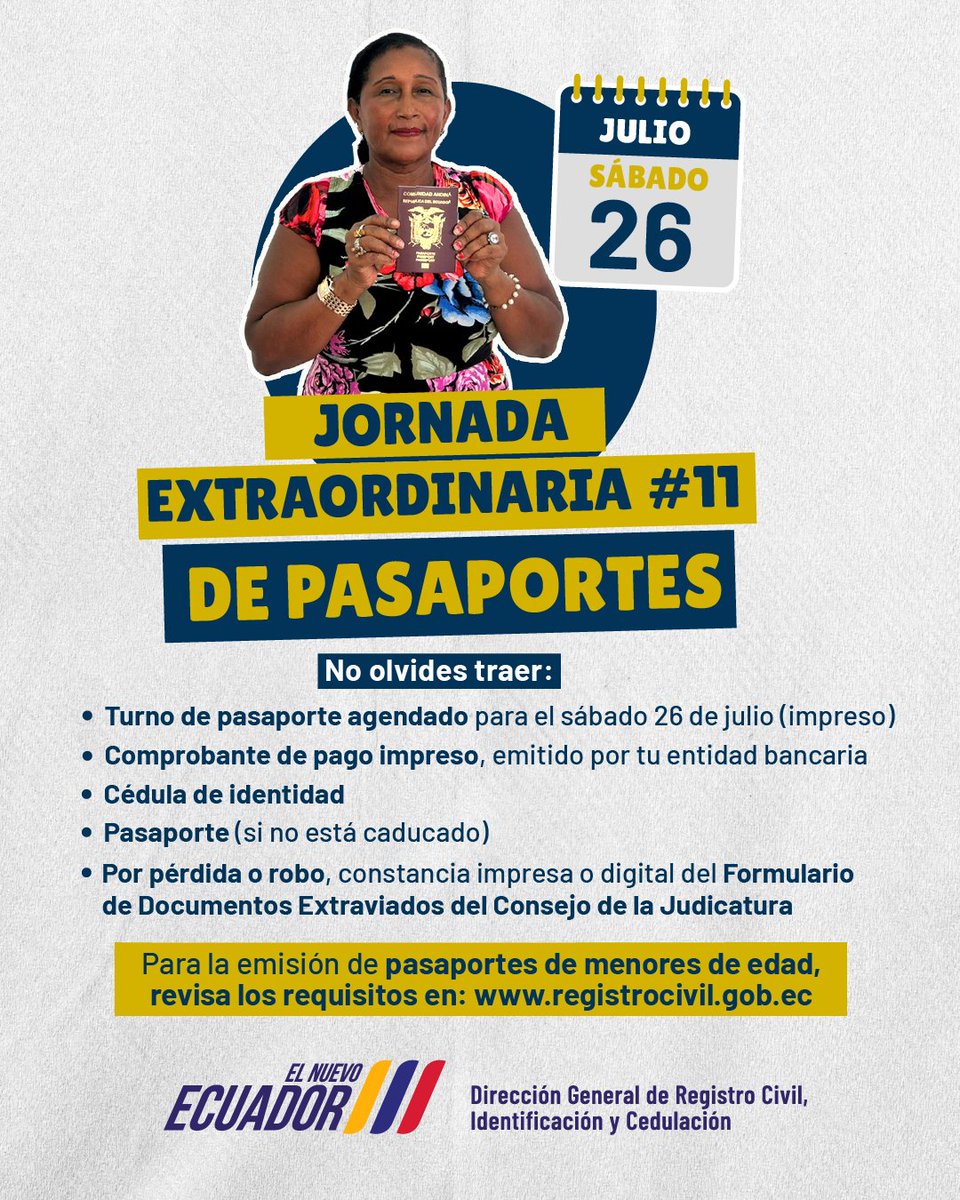 Registro Civil Ecuador 🇪🇨 tweet media