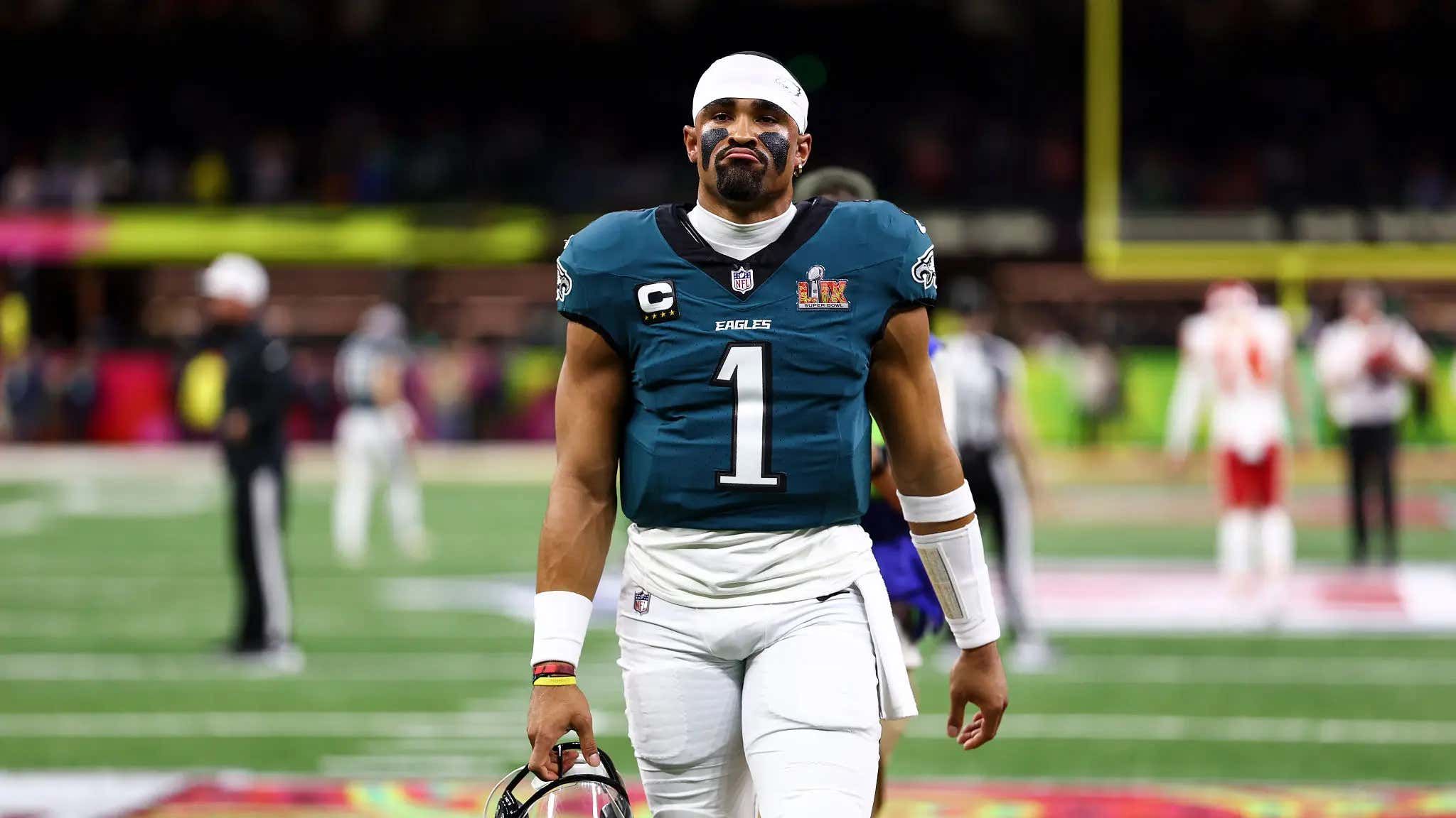 Barstool Sports on X: "Jalen Hurts Didn't Even Put On His Super Bowl Ring Because He's Already Moved On To The Next Season https://t.co/i9XCbSlhHW https://t.co/9RPVukIOpw" / X