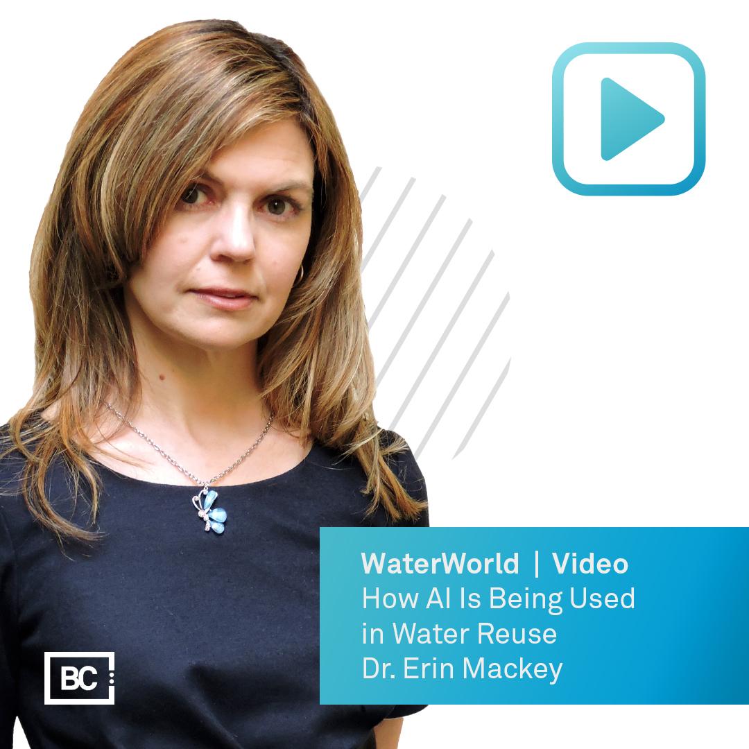 🎥 Don’t miss Erin Mackey in this #WaterWorld interview on how #AI is driving smarter water reuse. Real insights, real impact. 

▶️ Watch: ow.ly/lJpQ30sOjgg 

#WaterReuse #BrownAndCaldwell #SmartUtilities