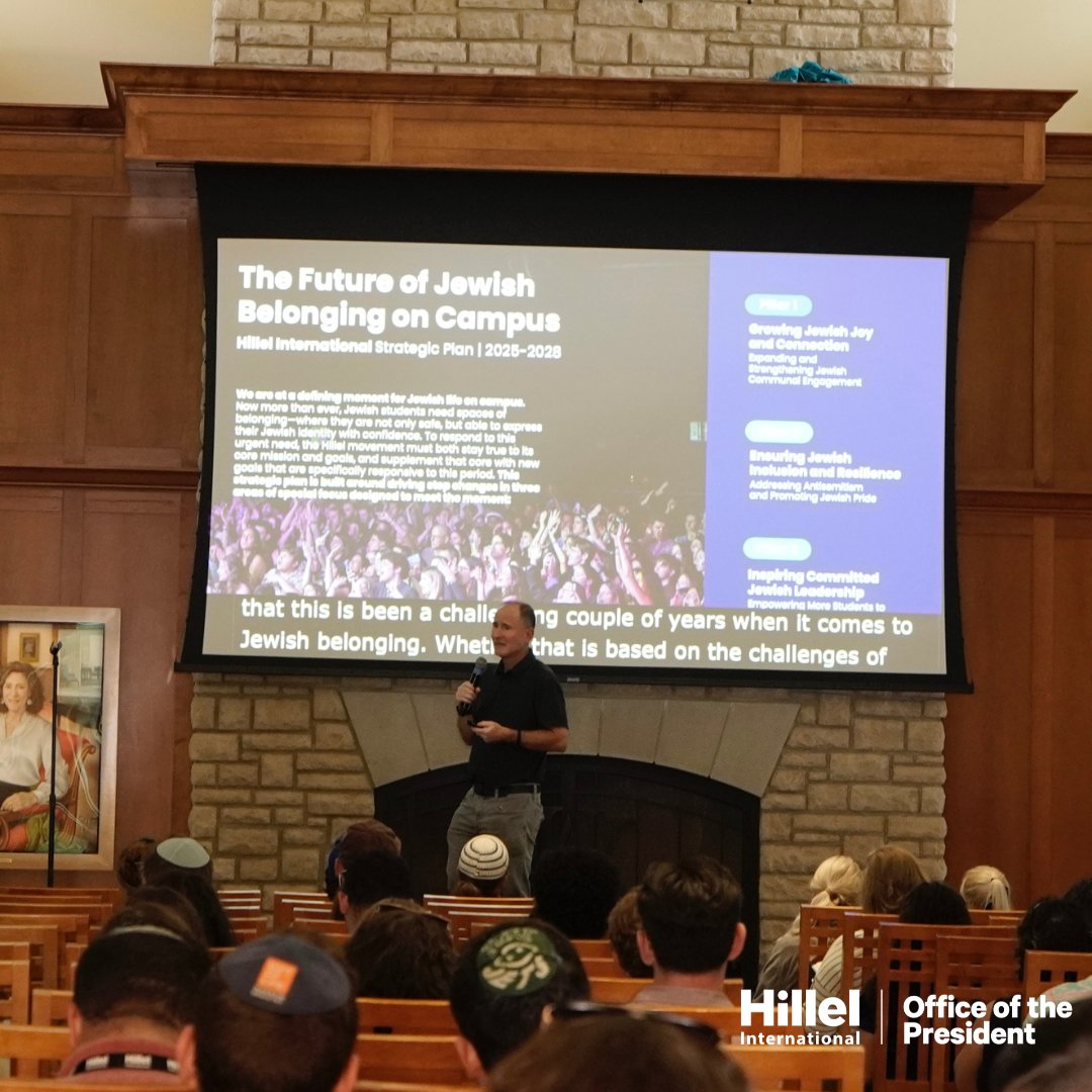 Welcoming 200+ new professionals at our New Professionals Institute in St. Louis. Despite the heat, it’s been a joy onboarding these future leaders who will build vibrant, inclusive Jewish life on campuses across North America.