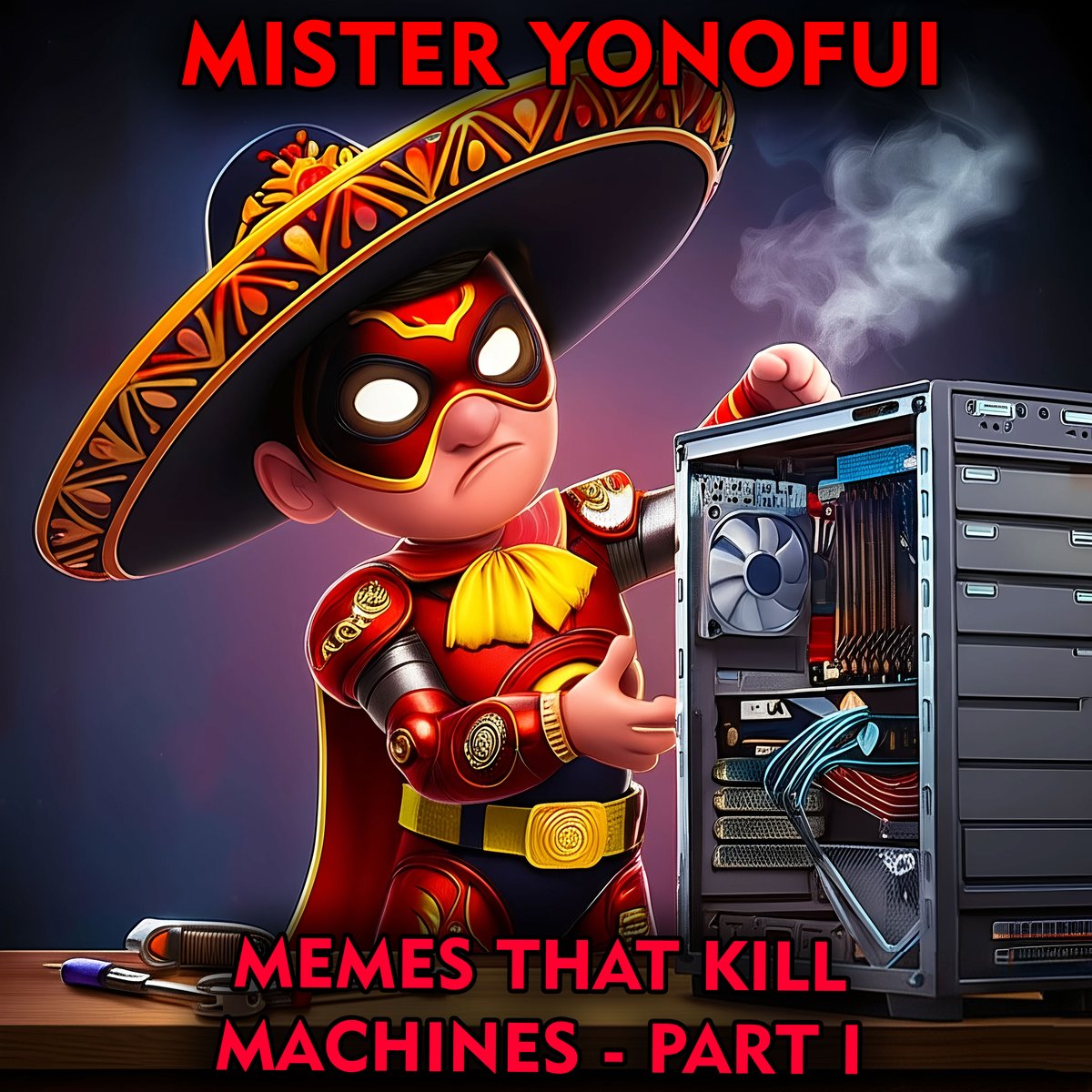 Mister_Yonofui's tweet image. My new music release "Memes That Kill Machines Part I and Part II" is OUT NOW on all major platforms. Powered by @dittomusic.
You can listen on your favorite platform, but here are the links to Spotify:
Part I: n9.cl/y6i9z
Parte II: n9.cl/g2pyh