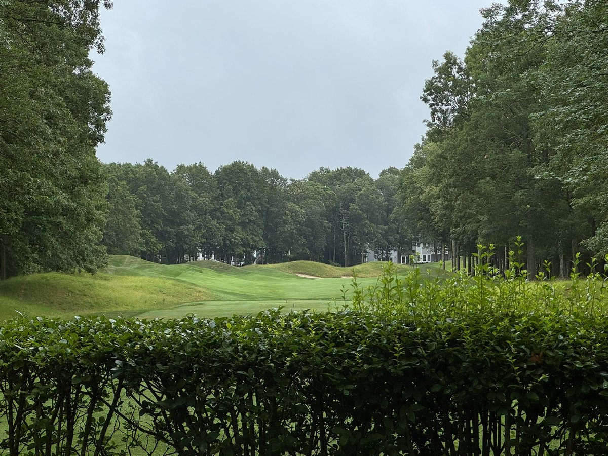 Great photos from Matthew Crowther at a Massachusetts course! Atrimmec keeps growth in check — Atrimmec-treated hedge on the left vs. untreated on the right. Less trimming means more time for important maintenance tasks on the golf course #Atrimmec #PGR