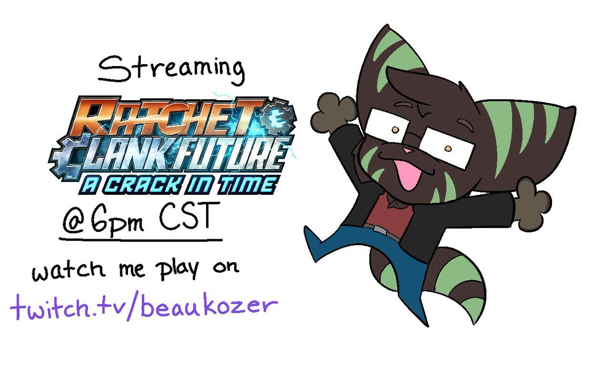B_Kozer's tweet image. Streaming the best Ratchet game in the whole series!!! (Apparently)
Stream starts in just over 2 hours! I'll QRT when we go live!