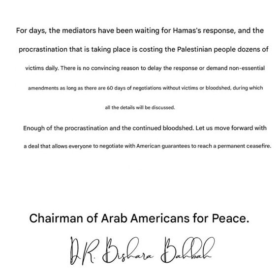 AdamMilstein's tweet image. Hamas getting called out for being the sole obstacle to a ceasefire in Gaza