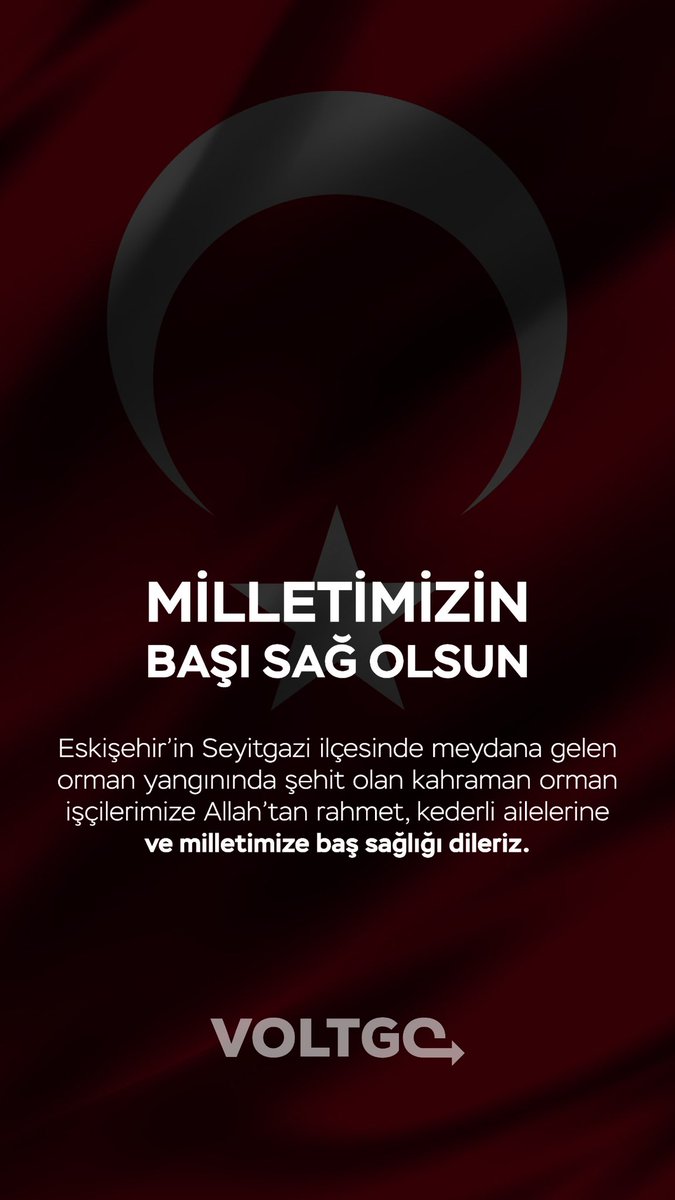 Eskişehir’in Seyitgazi ilçesinde meydana gelen orman yangınında şehit olan kahraman orman işçilerimize Allah’tan rahmet, kederli ailelerine ve milletimize baş sağlığı dileriz.

#Eskişehir #ormanyangını