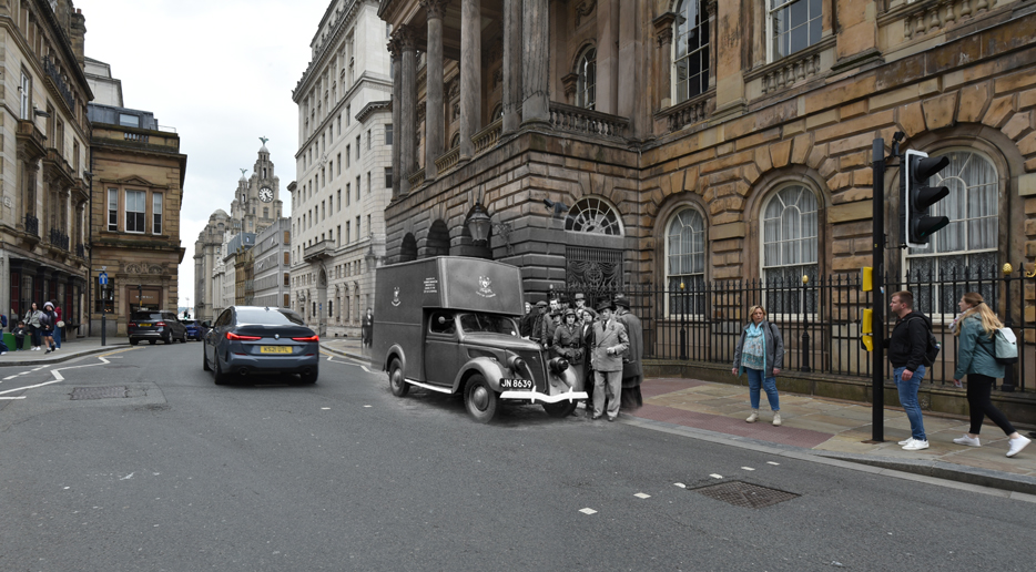 keithjones84's tweet image. Town Hall from Dale Street, 1940 in 2025