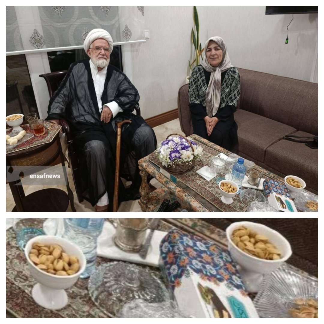 un_world_org's tweet image. در حالی که مردم ایران از برآوردن حداقل نیازهای اساسی خود عاجزند !
کروبی برای پذیرایی از زن تاجزاده براش پستهای دانهای ۵ هزار تومان رو میز گذاشته!