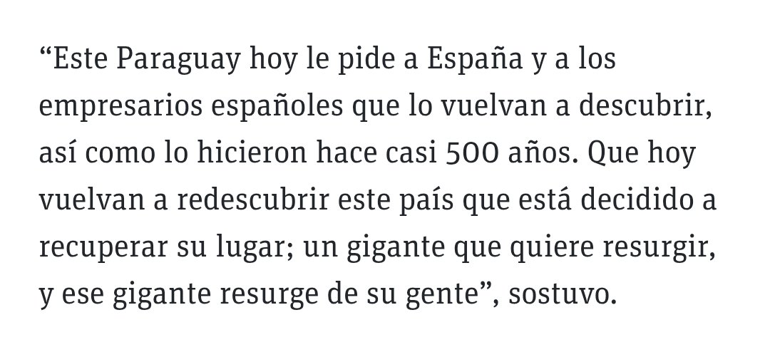 Así se refiere el presidente Peña a la conquista española. Capaz vale preguntar cómo le fue el primer “descubrimiento” a todas las personas que ya vivían aquí antes de la llegada de los españoles.