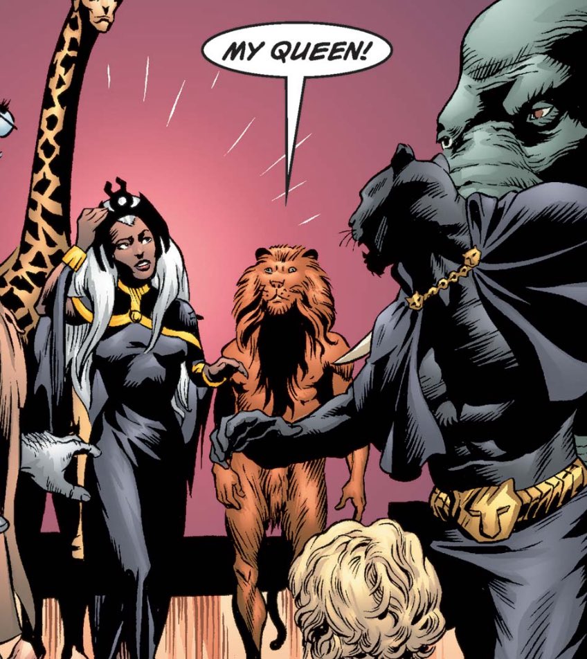 hourlystorm's tweet image. she was only dead for 3 good minutes t&apos;challa calm down