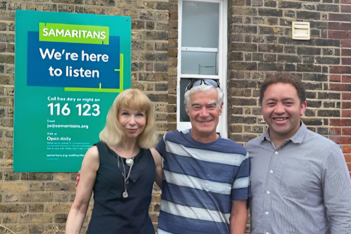 Kristine Pommert (@kristine3108) on Twitter photo Great to be able to brief <a href="/CalvinBailey/">Calvin Bailey MBE MP</a> on the work of our Samaritans branch <a href="/SamaritansWF/">Samaritans of Waltham Forest</a> today. Important discussion about groups of people who depend on our service, and the funds which are essential to keep our branch going. Great to be able to brief <a href="/CalvinBailey/">Calvin Bailey MBE MP</a> on the work of our Samaritans branch <a href="/SamaritansWF/">Samaritans of Waltham Forest</a> today. Important discussion about groups of people who depend on our service, and the funds which are essential to keep our branch going.