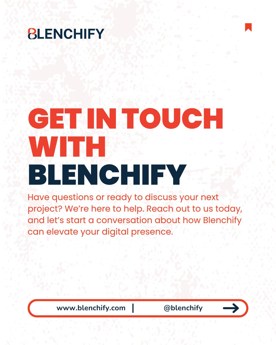 blenchify's tweet image. Your all-in-one digital solution is here! 🚀

Blenchify offers:
✅ Web &amp;amp; App Development
✅ UI/UX Design
✅ Graphic Design
✅ Digital Marketing
✅ Services
✅ Data Entry

Let’s grow together!

#Blenchify #DigitalSolutions #BusinessSupport #GrowWithBlenchify #MarketingStrategy