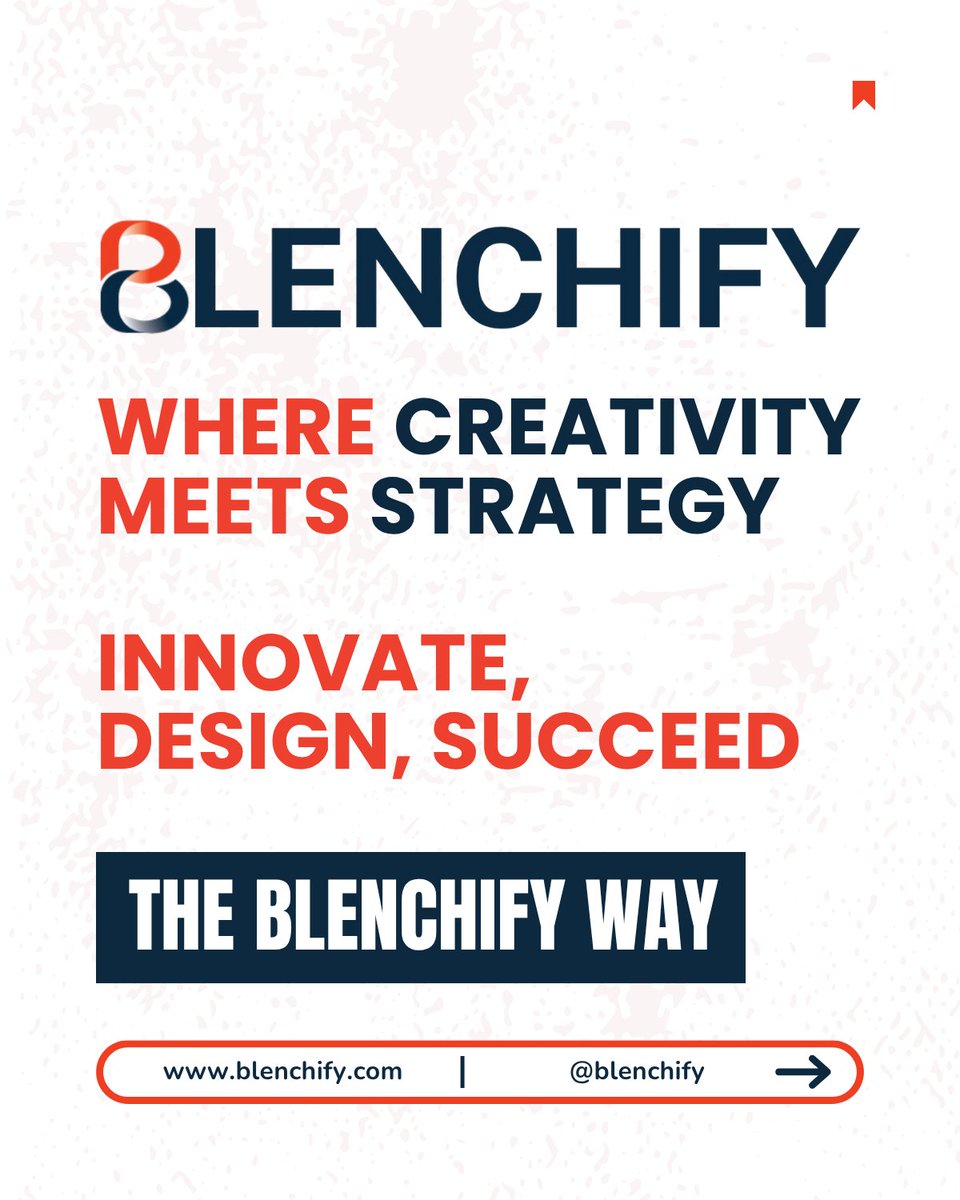 blenchify's tweet image. Your all-in-one digital solution is here! 🚀

Blenchify offers:
✅ Web &amp;amp; App Development
✅ UI/UX Design
✅ Graphic Design
✅ Digital Marketing
✅ Services
✅ Data Entry

Let’s grow together!

#Blenchify #DigitalSolutions #BusinessSupport #GrowWithBlenchify #MarketingStrategy