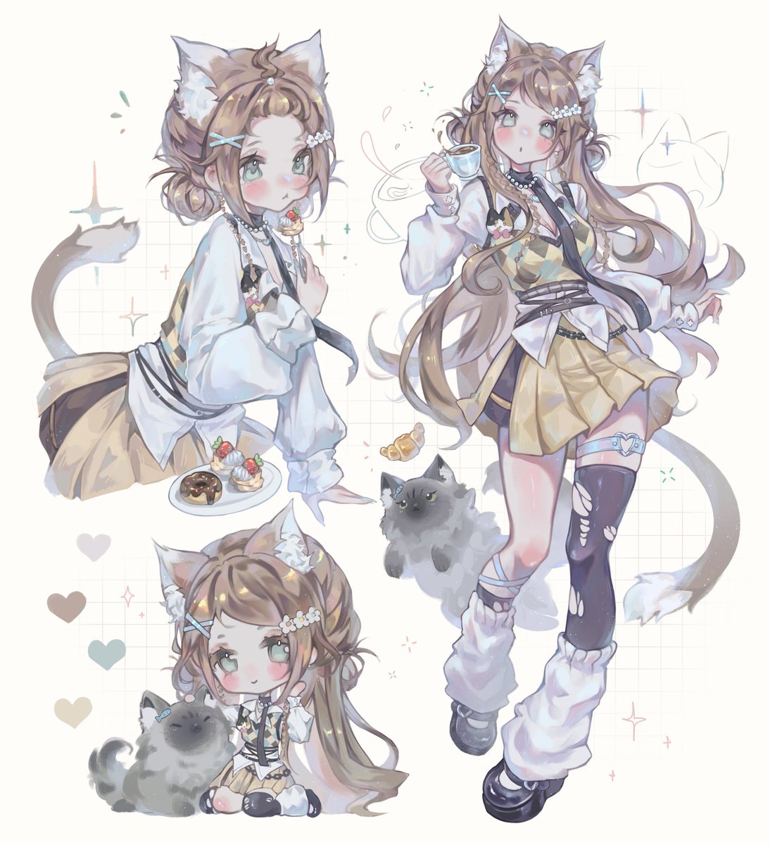 ⌞ Vtuber Character Introduction ⌝ 

Good morning and welcome to Café Roni! Your clumsy cat café owner, Lisseroni, is finally here!~ ദ്ദി/ᐠ - ⩊ -マ.ᐟ

Tags ⋮⟢
🎨: #lisseroniart
🌶️: #lewderoni
📼: #lisseroniclips

Links ⋮⟢
Down Below!

♡︎/⟳ appreciated! /ᐠ˵- ⩊ -˵マ