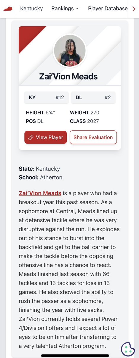 Zai’Vion Meads (@ziggy41_) on Twitter photo Appreciate the write up!! Huge junior season coming up! <a href="/LippertScouting/">Ryan Lippert</a> <a href="/PrepRedzoneKY/">Prep Redzone Kentucky</a> <a href="/Aspirationsgym/">C.Vaughn@Aspirations</a> <a href="/CoachNinoDBE323/">Anthony White</a> Appreciate the write up!! Huge junior season coming up! <a href="/LippertScouting/">Ryan Lippert</a> <a href="/PrepRedzoneKY/">Prep Redzone Kentucky</a> <a href="/Aspirationsgym/">C.Vaughn@Aspirations</a> <a href="/CoachNinoDBE323/">Anthony White</a>