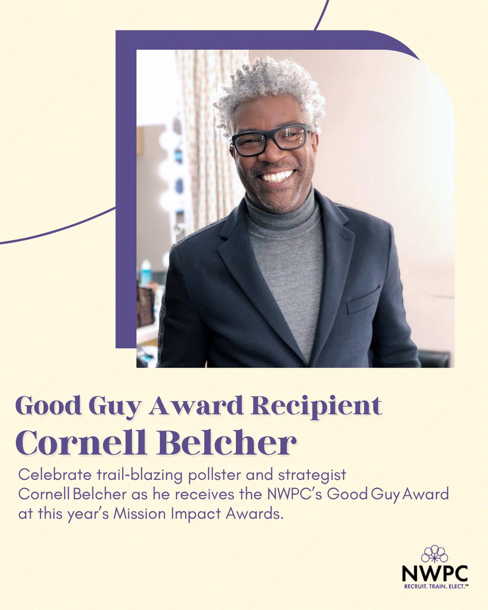 NWPCNational's tweet image. The NWPC is excited to honor incredible changemakers like @cornellbelcher at this year's Biennial Convention! ✨
Learn more and register here: eventbrite.com/e/national-wom…