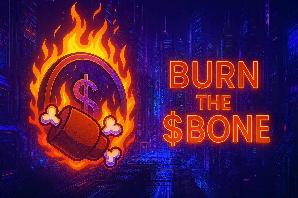 PositionsDex's tweet image. 🔥 Burn $BONE. Empower Shibarium. Strengthen the Community.
You asked, we delivered - 2.5% of trading fees on Positions Exchange will now be used to burn $BONE.
Every trade reduces supply, drives utility, and fuels long-term value for holders.This isn’t just a burn - it’s a…