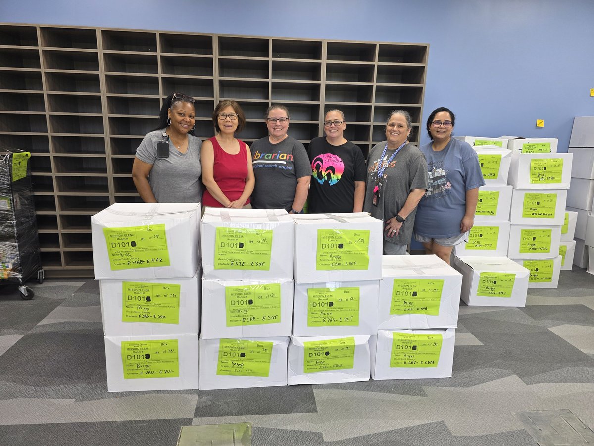 FBISD Libraries (@fbisd_libraries) on Twitter photo Sending a huge Thank You to this fabulous team of librarians who helped get the Mission Elementary library books shelved today! #FBISDLevelingUp #TeamWork <a href="/FortBendISD/">Fort Bend ISD</a> Sending a huge Thank You to this fabulous team of librarians who helped get the Mission Elementary library books shelved today! #FBISDLevelingUp #TeamWork <a href="/FortBendISD/">Fort Bend ISD</a>