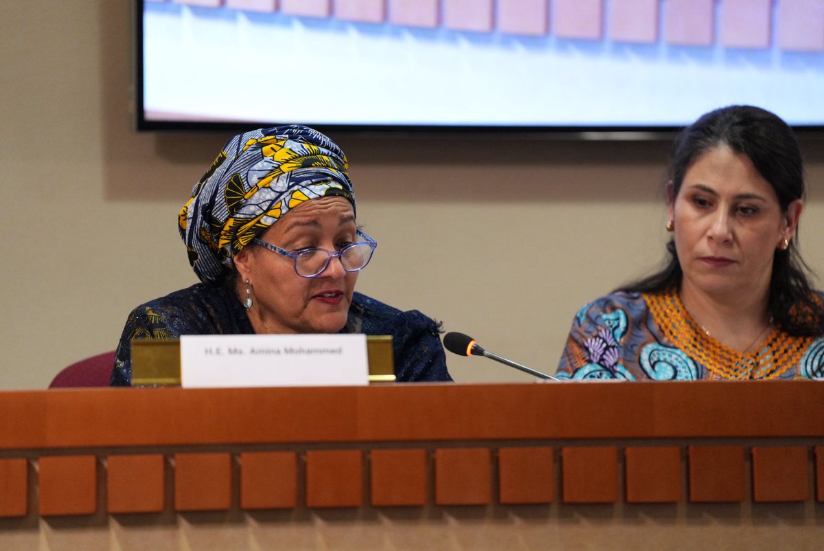 UNDP Africa (@undpafrica) on Twitter photo “Africa’s journey towards 2030 & 2063 is not a sprint but a relay race. Future generations will inherit the possibilities we create today. Africa’s nations & partners are resilient & unstoppable.
Thank you for the #ASDR2025 -a vital tool for action.”
🗣️ <a href="/AminaJMohammed/">Amina J Mohammed</a> #HLPF2025 “Africa’s journey towards 2030 & 2063 is not a sprint but a relay race. Future generations will inherit the possibilities we create today. Africa’s nations & partners are resilient & unstoppable.
Thank you for the #ASDR2025 -a vital tool for action.”
🗣️ <a href="/AminaJMohammed/">Amina J Mohammed</a> #HLPF2025