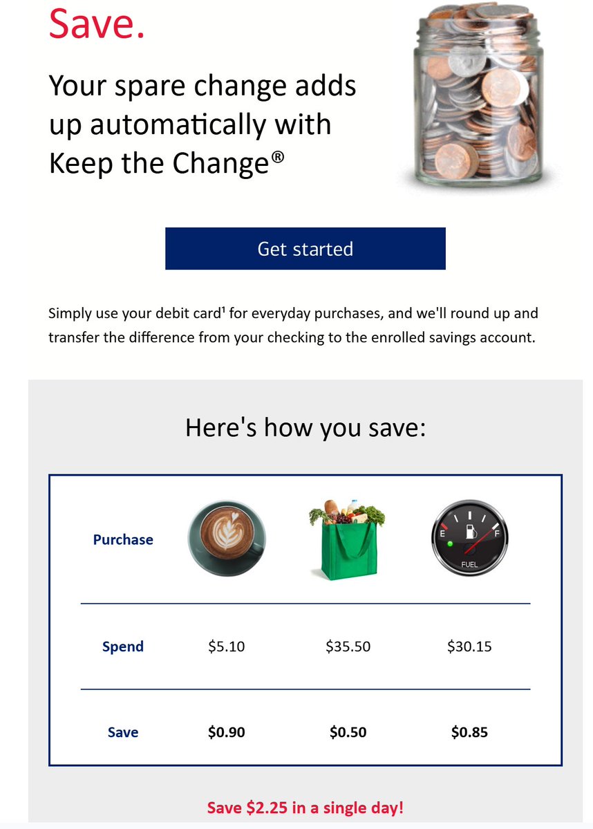 Ratspitt's tweet image. Great idea for people who use debit. From @BankofAmerica
I use Credit and take advantage of the rewards