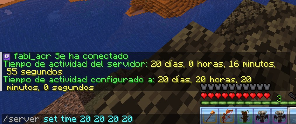 fabi_acr's tweet image. ¡Fantástico! ⭐️⭐️⭐️⭐️⭐️

He creado un #Plugin de #minecraft que registra en tiempo de la vida real de tu servidor encendido, de manera que puedes automatizar comandos y toda clase de events.

Esto es útil tanto para networks como para series y eventos de más de 1 día, etc.