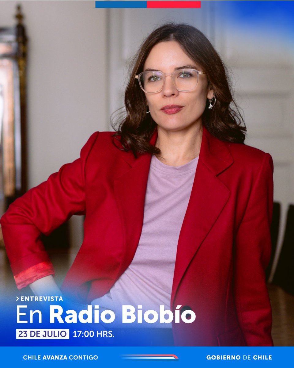 Vocería de Gobierno de Chile (@voceriagobierno) on Twitter photo #VoceríaEnMedios | ¡En vivo! La ministra Camila Vallejo en entrevista junto a Julio César Rodríguez en el programa Todo podría ser peor de <a href="/biobio/">BioBioChile</a> se referirá el compromiso por la #DemocraciaSiempre y los cambios que ya están en marcha: secreto bancario, notarios y más. #VoceríaEnMedios | ¡En vivo! La ministra Camila Vallejo en entrevista junto a Julio César Rodríguez en el programa Todo podría ser peor de <a href="/biobio/">BioBioChile</a> se referirá el compromiso por la #DemocraciaSiempre y los cambios que ya están en marcha: secreto bancario, notarios y más.