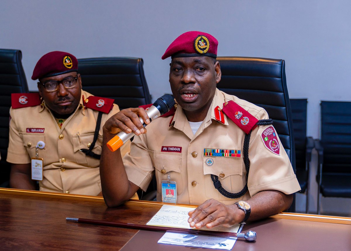ayowisdom_'s tweet image. Earlier today, I had the pleasure of receiving the leadership of the Federal Road Safety Corps (FRSC) FCT Sector Command at the Ministry of Youth Development.
Our meeting focused on strengthening collaboration around youth safety awareness, particularly through their flagship…