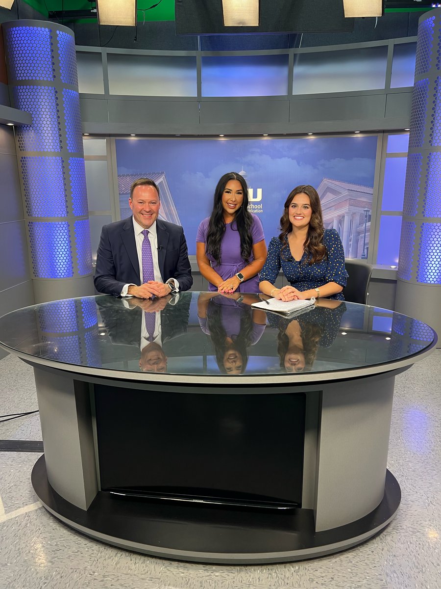 Abbi Rocha Laymoun (@abbirochatv) on Twitter photo Back at my old stomping grounds <a href="/lsutigertv/">LSU Tiger TV</a> for Interim Provost Troy Blanchard's first interview in his new position. 💜💛 #LSU #WBTTW Back at my old stomping grounds <a href="/lsutigertv/">LSU Tiger TV</a> for Interim Provost Troy Blanchard's first interview in his new position. 💜💛 #LSU #WBTTW