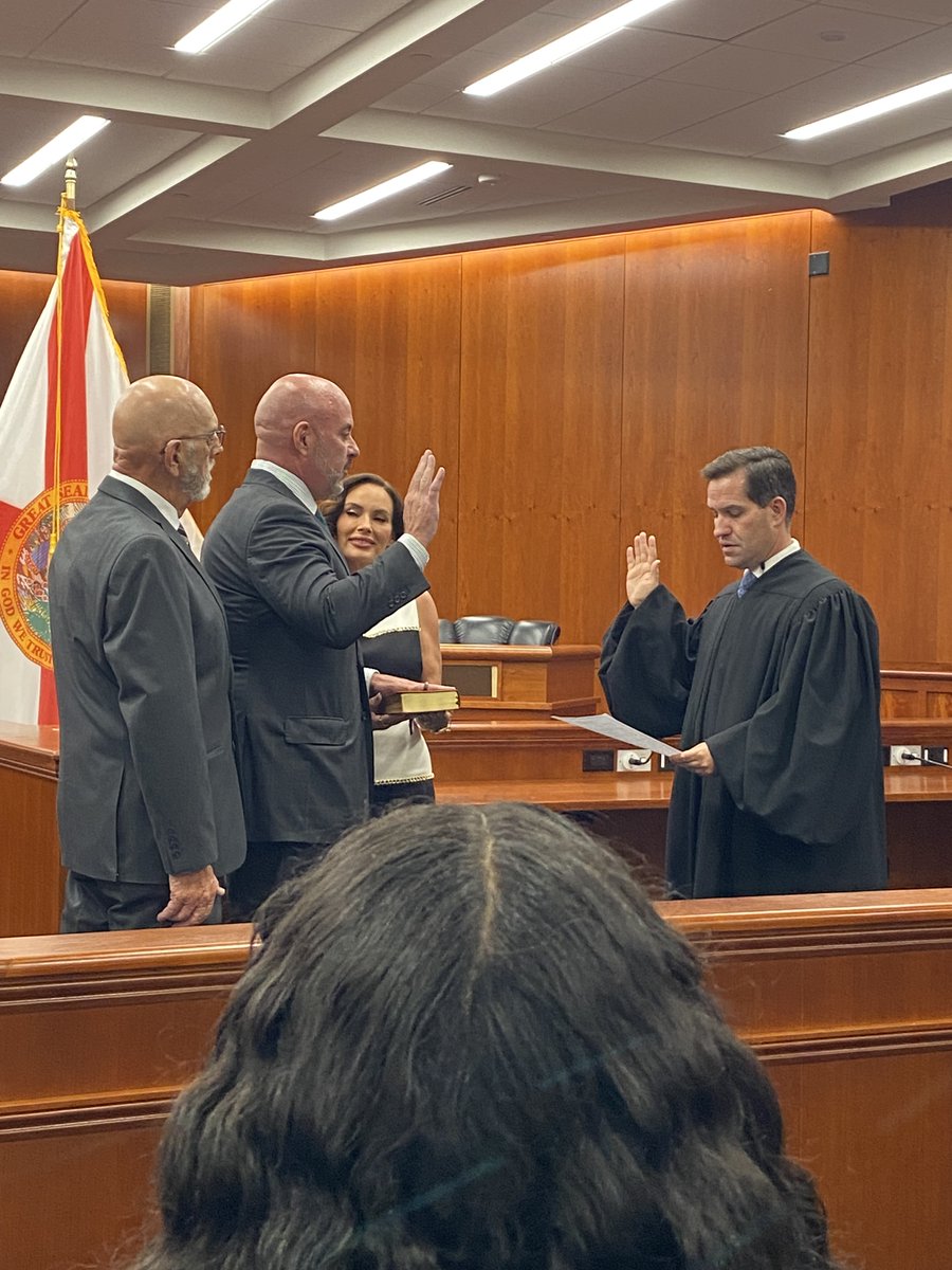 I was honored to attend the swearing in ceremony for our new CFO, Blaise Ingoglia. I look forward to the great things he will accomplish in this new role and am especially eager to support him in his responsibilities as State Fire Marshal.