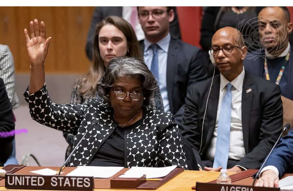 noninooo's tweet photo. @LindaT_G @UNESCO Disheartening to have seen you raise your hand to veto motions for ceasefire in Gaza whilst representing your country for the UN too Linda https://t.co/aN3BcCfGvU