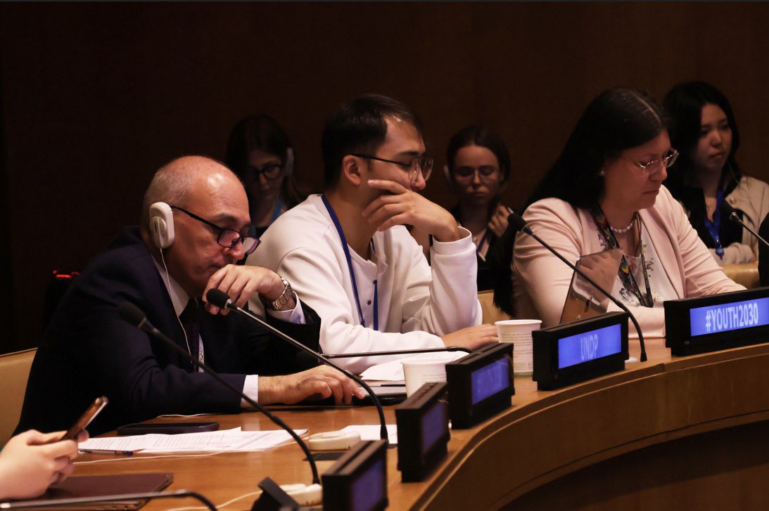 marcosathias's tweet image. It was great meeting young people & youth leaders at the #HLPF event, 'Youth2030 forward: Advancing progress and scaling through shared learning'.
Very encouraging to learn about their work to bring change & accelerate progress towards the SDGs, esp. climate action & peace.