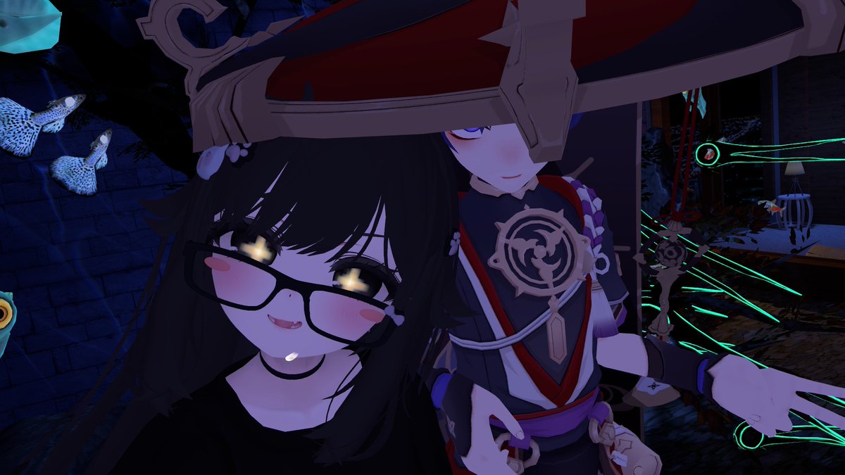 KyukekoVampneko's tweet image. found my old vrchat photos these are so cute 😭