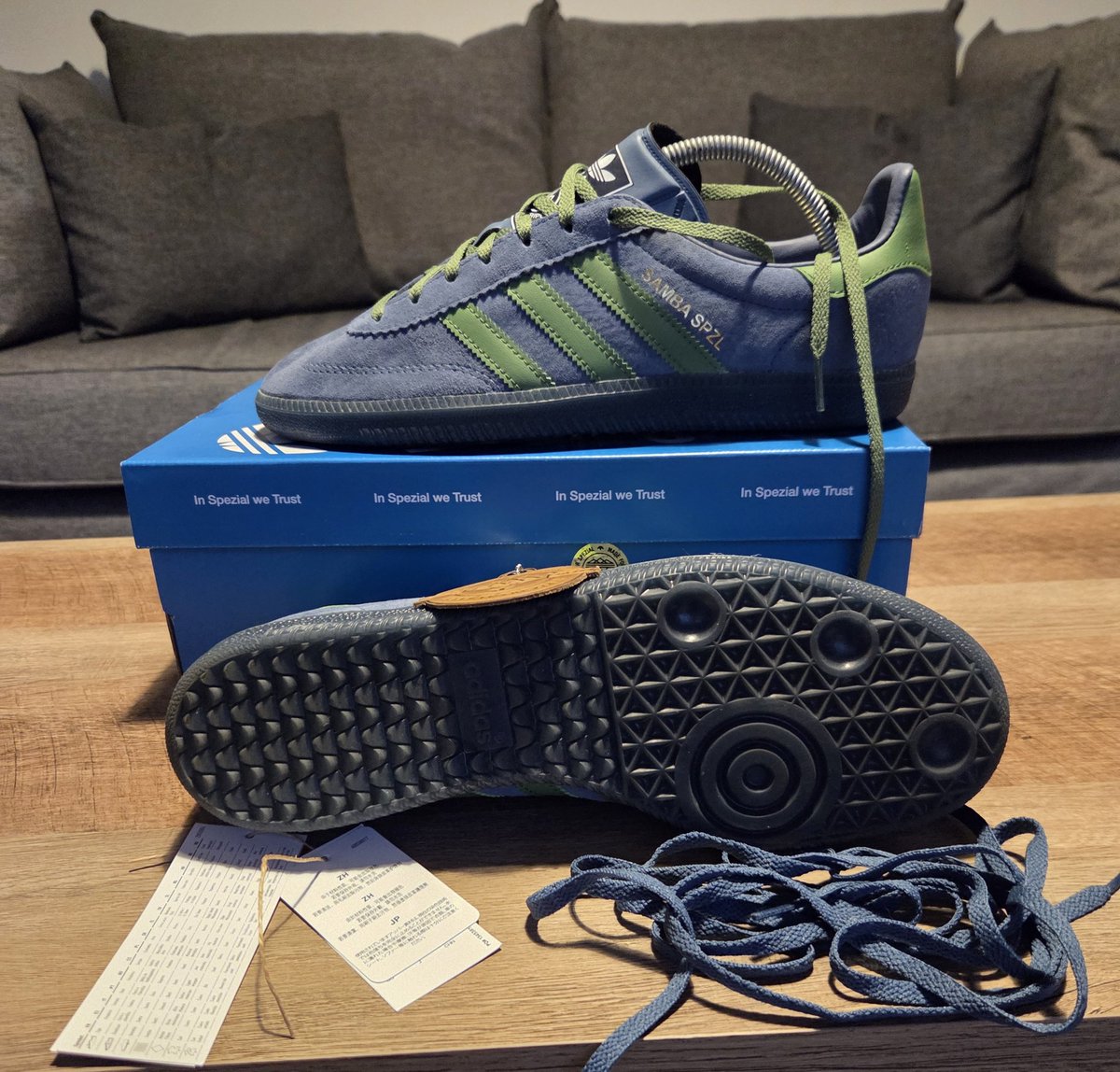 mavv1903's tweet image. Samba spzl Deco uk 8...worn once..come as new though..OG box spare laces etc £85 delivered