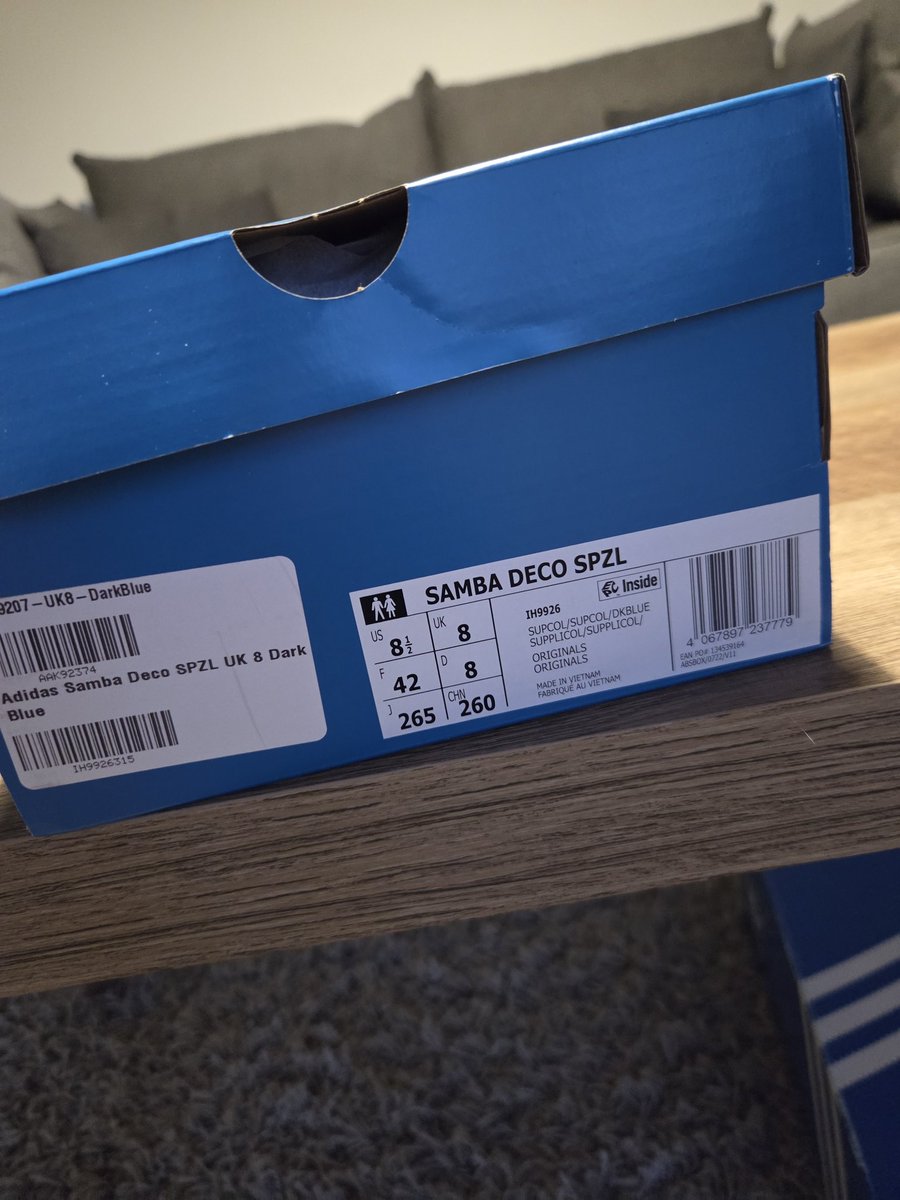 mavv1903's tweet image. Samba spzl Deco uk 8...worn once..come as new though..OG box spare laces etc £85 delivered