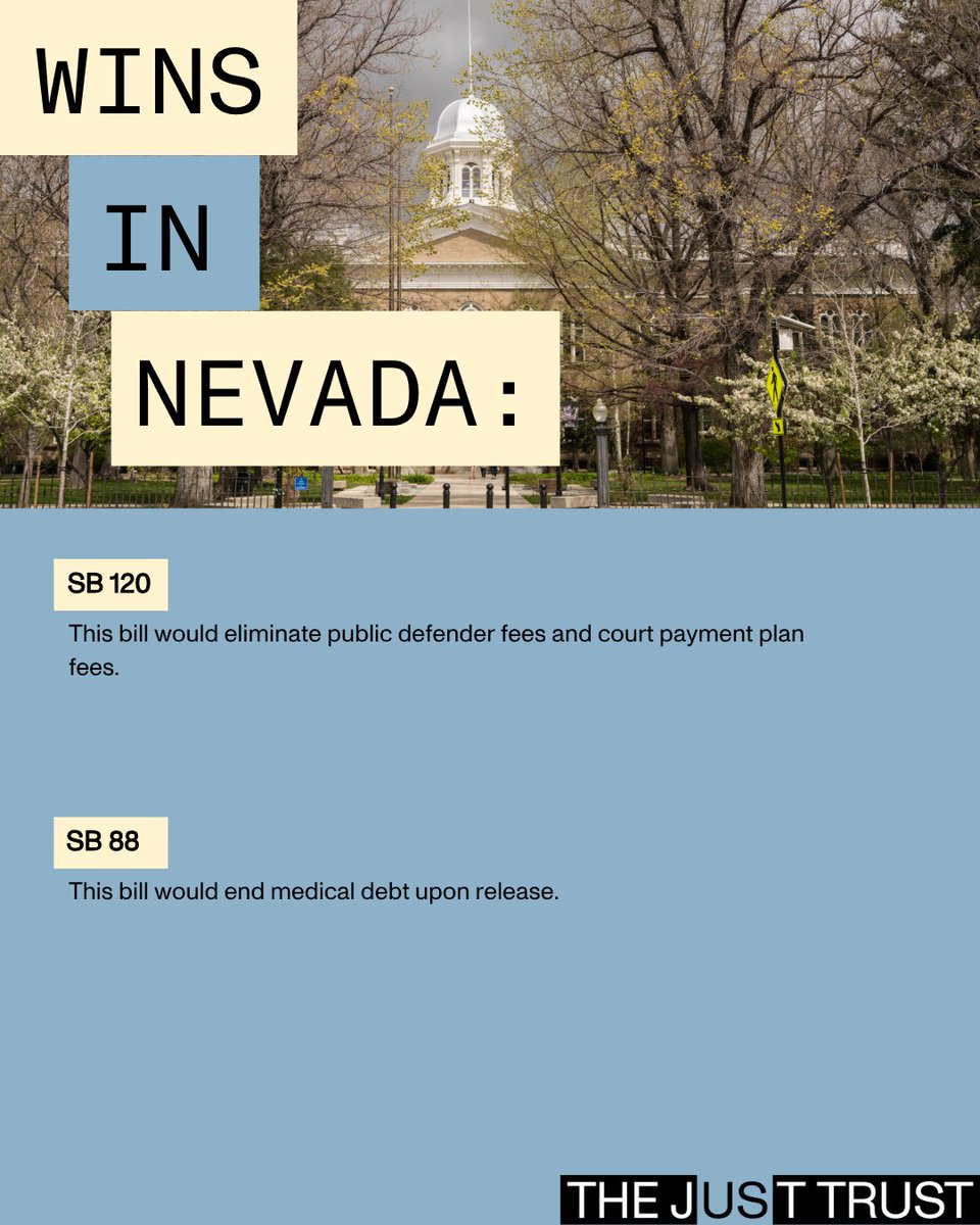 thejusttrust's tweet image. We’re proud of the work that our partner @FinesandFeesJC has delivered in Nevada and Ohio. Ohio HB 29 has already impacted 170,510 Ohioans by lifting 420,501 debt-based license suspensions and registration blocks in just one month of implementation.
