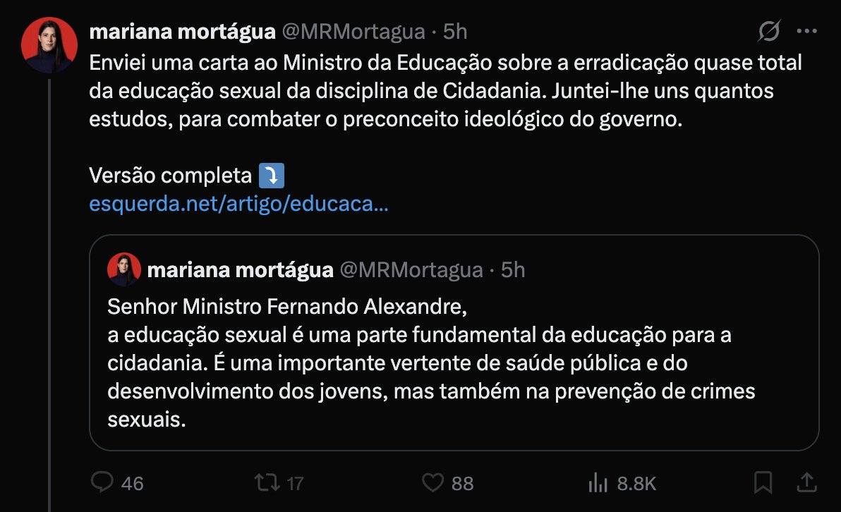 Este camafeu quer educar os filhos dos outros segundo as doutrinas do estado... 🤡🤮