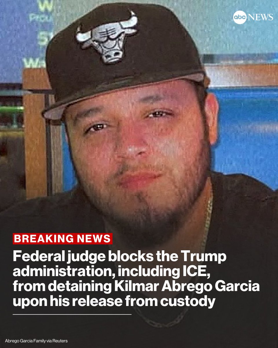 JohnBasham's tweet image. BREAKING: Federal Judge Has Just BLOCKED THE TRUMP ADMIN, INCLUDING @ICEgov, From Detaining Kilmar Garcia Upon His Bond Release From Criminal Custody In Tennessee, EVEN THOUGH IMMIGRATION LAW IS CLEARLY NOT IN THIS JUDGE'S JURISDICTION & A CORE EXECUTIVE BRANCH FUNCTION!