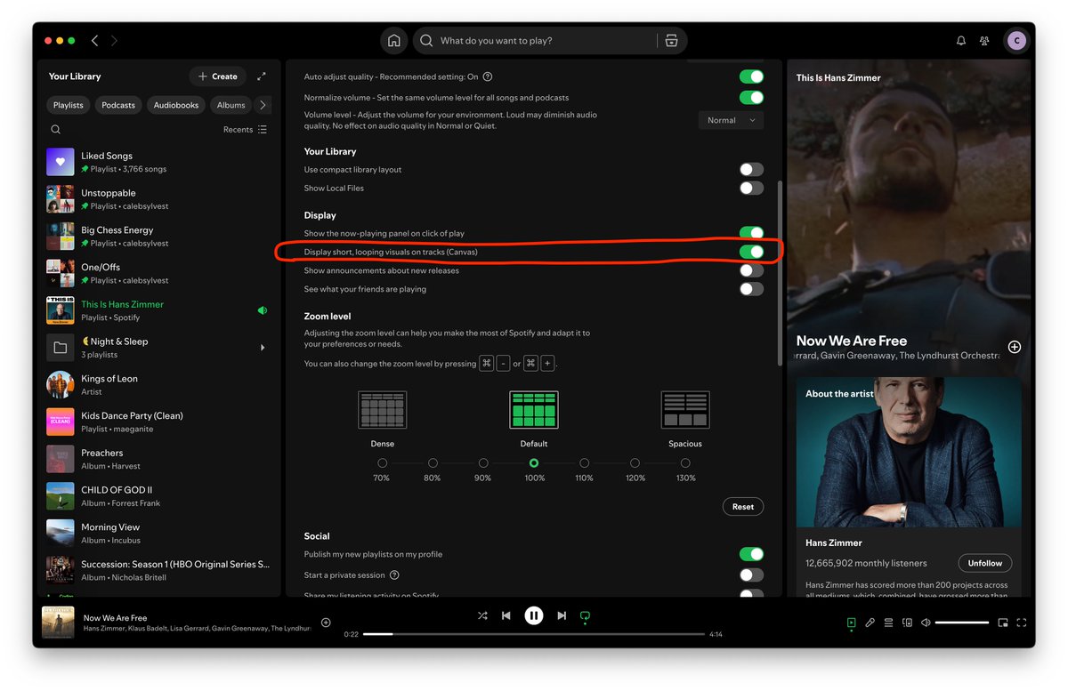 I love movies as much as the next person, but I don't want to see these loopables in <a href="/Spotify/">Spotify</a> 

Found out how to turn them off 👍