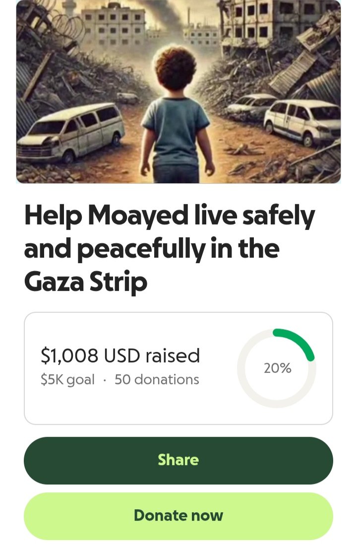 mohannad1789941's tweet image. I am not a rich person like other people, but I am poor and I live under the bombing and destruction in Gaza, unable to buy food for me and my family. Please, I need to donate even a little, please gofundme.com/f/help-moayed-…